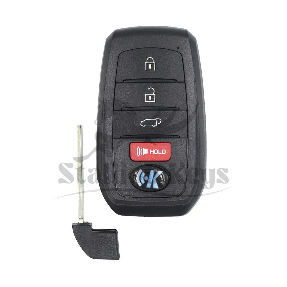 Keydiy KD Universal Smart Remote Key 3+1 Buttons Toyota Type ZB35-4 / Proximity Keydiy KD Universal Smart Remote Key 3+1 Buttons Toyota Type ZB35-4 / Proximity